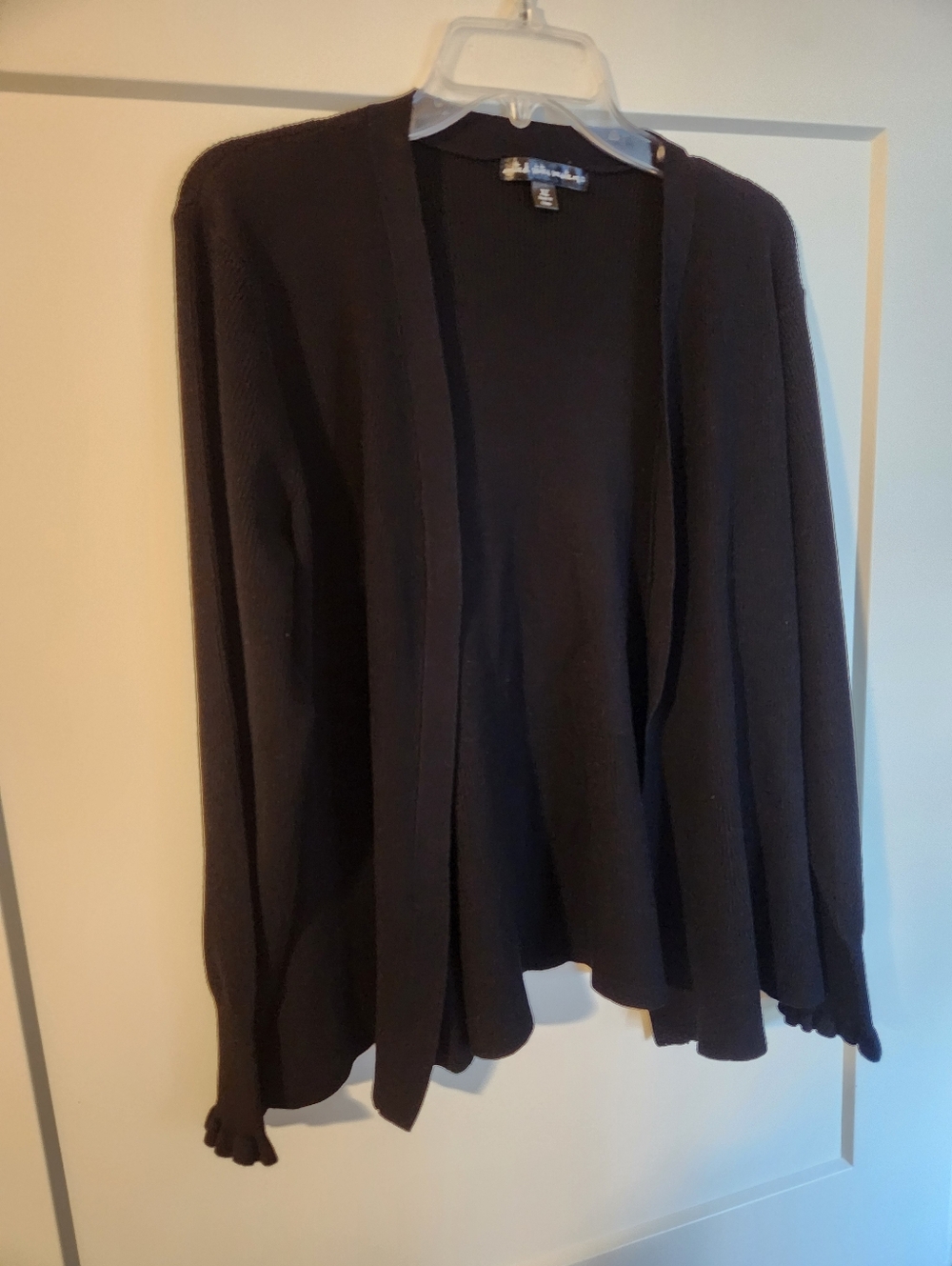 Open Cardigan Black XL